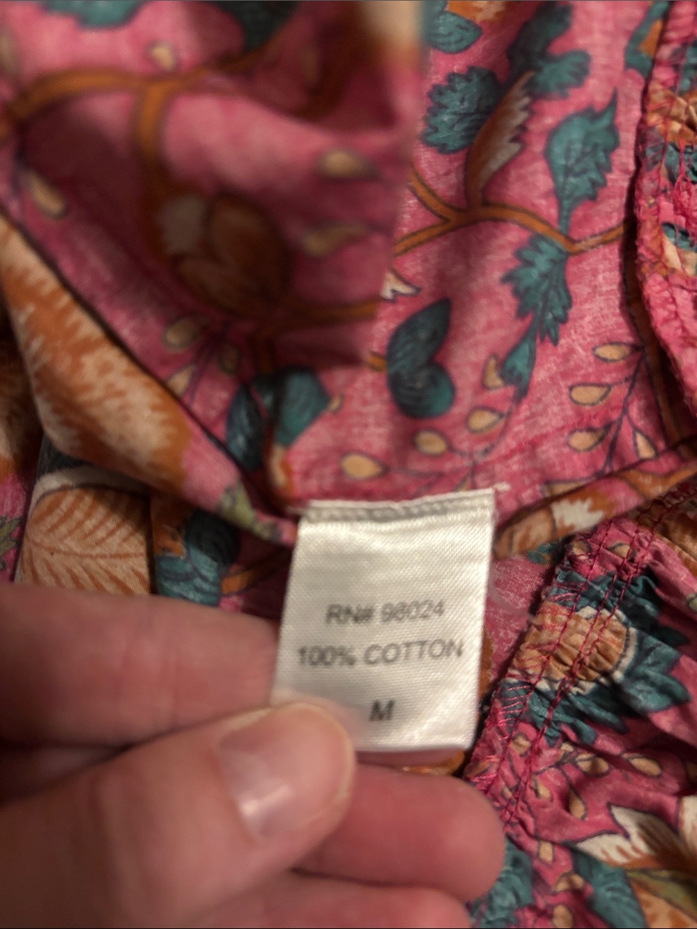 House of Harlow 1960 Pink Paisley Maxi Dress - M - Picture 9 of 9